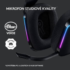 Headset Logitech G733 Lightspeed Wireless RGB čierny

 obrázok produktu 8 z 10