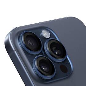 Ochranné sklo šošovky fotoaparátu Obal:Me Lens Protector na Apple iPhone 15 Pro/15 Pro Max modré

 obrázok produktu 1 z 5