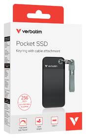 SSD externý Verbatim Pocket SSD 256GB čierny/sivý

 obrázok produktu 3 z 5