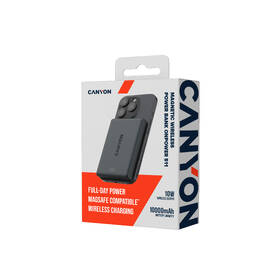 Powerbank Canyon OnPower 511 PD20W 10000mAh Aluminium čierna

 obrázok produktu 5 z 5