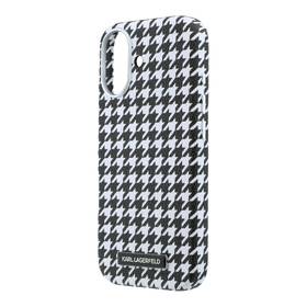Kryt na mobil Karl Lagerfeld PU Houndstooth Resin Plate MagSafe na Apple iPhone 17 čierny

 obrázok produktu 4 z 6