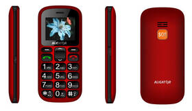 Mobilný telefón Aligator A321 Senior Dual SIM čierny/červený

 obrázok produktu 1 z 2