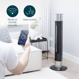 Ventilátor stĺpový Princess 358280 čierny/strieborný

 obrázok produktu 8 z 13