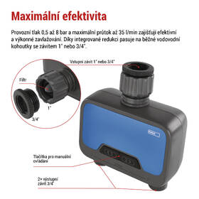 Zavlažovacie hodiny EMOS PW56202 

 obrázok produktu 5 z 8