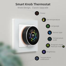 Termostat IMMAX NEO LITE SMART Nexa pre elektrické podlahové kúrenie 16A, Zigbee, TUYA čierny/biely

 obrázok produktu 13 z 13