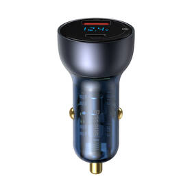 Adaptér do auta Baseus 1x USB, 1x USB-C, 65W sivý

 obrázok produktu 1 z 7
