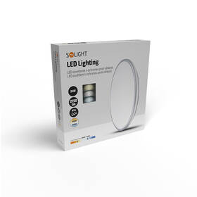 LED stropné svietidlo Solight IP54, 24 W, 2150 lm, 3CCT, 38 cm biele

 obrázok produktu 4 z 4