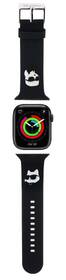 Remienok Karl Lagerfeld Karl and Choupette na Apple Watch 42/44/45mm čierny

 obrázok produktu 1 z 3