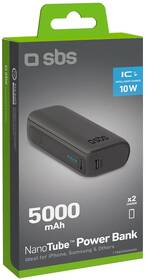 Powerbank SBS NANOTUBE 5000 BLK 

 obrázok produktu 9 z 13