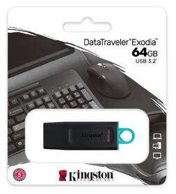 USB flashdisk Kingston DataTraveler Exodia 64GB čierny

 obrázok produktu 5 z 5