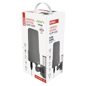 Vonkajšia anténa EMOS VILLAGE FLIPP–V200, DVB-T2, DAB, filtr LTE/4G/5G 

 obrázok produktu 12 z 12