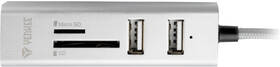 Čítačka pamäťových kariet YENKEE YHC 101SR USB COMBO HUB 

 obrázok produktu 2 z 4
