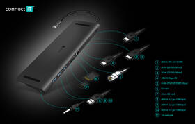 USB Hub Connect IT Multi11v1 USB-C 

 obrázok produktu 3 z 4