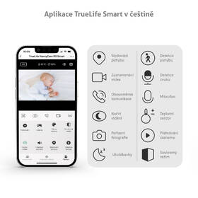 Detská elektronická pestúnka TrueLife NannyCam R3 Smart 

 obrázok produktu 2 z 11