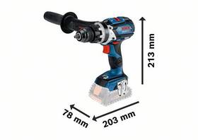 Aku vŕtačka Bosch Professional GSB 18V-110 C (bez batérie) 

 obrázok produktu 2 z 6