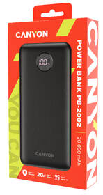 Powerbank Canyon PB-2002B, 20 000 mAh čierny

 obrázok produktu 4 z 4
