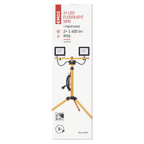 Reflektor EMOS Hobby Slim, 2x 20,5 W, trojnožka čierny/žltý

 obrázok produktu 2 z 2