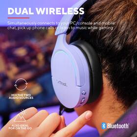 Headset Trust GXT 491 FAYZO fialový

 obrázok produktu 10 z 15