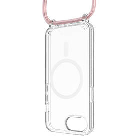 Kryt na mobil FIXED MagPure Neck s ružovou šnúrkou na krk na Apple iPhone 16e priehľadný

 obrázok produktu 1 z 1