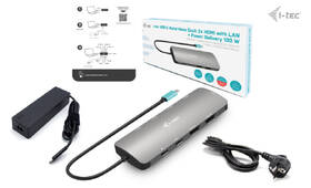 Dokovacia stanica i-tec USB-C Metal Nano 2x HDMI, PD 100W + Charger 100W (bundle) 

 obrázok produktu 5 z 5