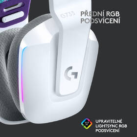 Headset Logitech G733 Lightspeed biely

 obrázok produktu 6 z 10