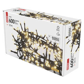 Vianočné osvetlenie EMOS 600 LED reťaz - ježko, 12 m, vonkajšia aj vnútorná, teplá biela, časovač 

 obrázok produktu 8 z 8