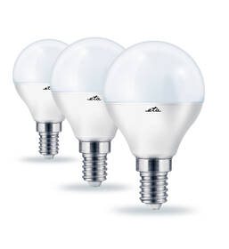 LED žiarovka ETA EKO LEDka mini globe 7W, E14, teplá biela, 3ks 

 obrázok produktu 2 z 3
