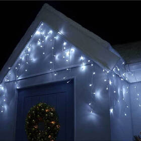 Vianočné osvetlenie ColorWay vonkajšie, 192 LED, 220V AC, 6× 0,6m, studená biela 

 obrázok produktu 12 z 19