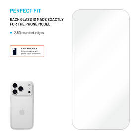 Tvrdené sklo FIXED na Apple iPhone 17 Pro (2 ks) 

 obrázok produktu 2 z 7
