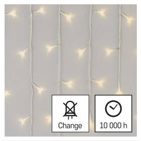 Vianočné osvetlenie EMOS 300 LED cencúle, 5 m, vonkajšia aj vnútorná, teplá biela, ovládač, programy, časovač 

 obrázok produktu 2 z 8