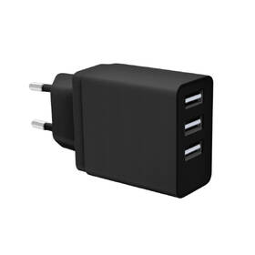 Nabíjačka do siete GoGEN ACH 301, 3x USB-A, 15,5W čierna

 obrázok produktu 3 z 3