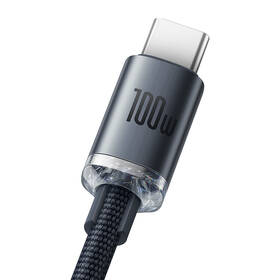 Kábel Baseus Crystal Shine Series USB/USB-C 100W 2m čierny

 obrázok produktu 2 z 10