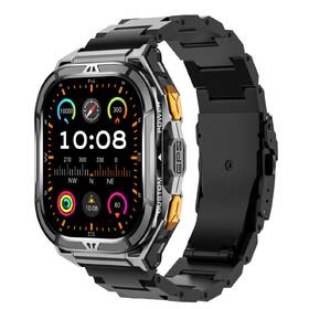 Inteligentné hodinky ARMODD Titan GPS s kovovým remienkom + čierny silikónový remienok čierne

 obrázok produktu 1 z 4