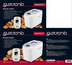 Domáca pekáreň Guzzanti GZ 635 strieborný

 obrázok produktu 2 z 10