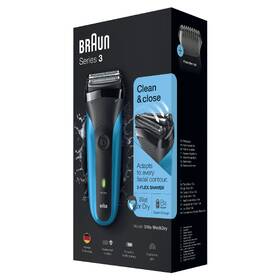 Holiaci strojček Braun Series 3 - 310s Wet&Dry 

 obrázok produktu 6 z 6