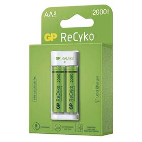 Nabíjačka GP Eco E211 + 2× AA ReCyko 2000 

 obrázok produktu 4 z 5