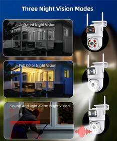 IP kamera IMMAX NEO LITE SMART Security DOUBLE , 355° 90°, Wi-Fi, Tuya biela

 obrázok produktu 8 z 12