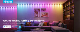 Bodové svietidlo Govee RGBIC LED String Downlights, 5m biele

 obrázok produktu 4 z 12