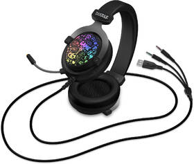 Headset Connect IT Doodle RGB čierny

 obrázok produktu 1 z 12