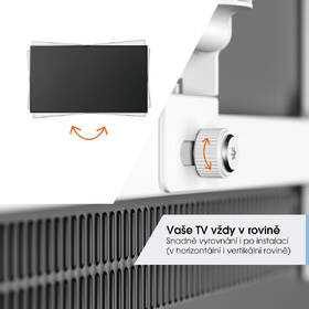Držiak na TV Vogel’s TVM 3443W polohovateľný, pre uhlopriečky 32" až 65", nosnosť 25 kg biely

 obrázok produktu 6 z 14