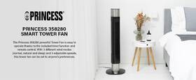 Ventilátor stĺpový Princess 358280 čierny/strieborný

 obrázok produktu 13 z 13