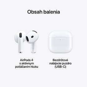 Slúchadlá Apple AirPods 4 s aktívnym potláčaním hluku 

 obrázok produktu 8 z 8
