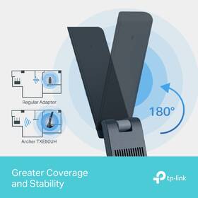 Sieťová karta TP-Link Archer TXE50UH, Wi-Fi 6E AXE3000 

 obrázok produktu 3 z 7