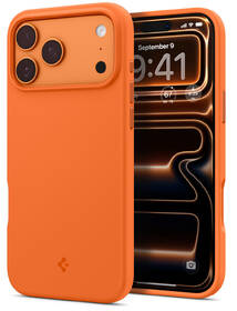 Kryt na mobil Spigen Silicone Fit MagSafe na Apple iPhone 17 Pro oranžový

 obrázok produktu 1 z 15