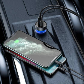 Adaptér do auta Baseus 1x USB, 1x USB-C, 65W sivý

 obrázok produktu 6 z 7