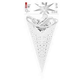 LED dekorácie EMOS vianočná hviezda papierová závesná, 60 cm, vnútorná 

 obrázok produktu 4 z 4