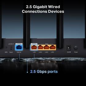 Router TP-Link Archer BE400, BE6500 čierny

 obrázok produktu 7 z 10