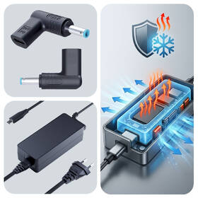 Sieťový adaptér 3mk HARDY - HP 20V USB-C/DC 4,5 × 3,0 mm čierny

 obrázok produktu 8 z 8