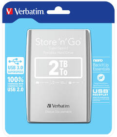 Externý pevný disk Verbatim 2TB USB 3.0 strieborný

 obrázok produktu 6 z 6