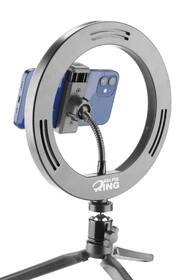 Svetlo CellularLine Selfie Ring s LED osvetlením pre selfie fotky a videá čierne

 obrázok produktu 2 z 8